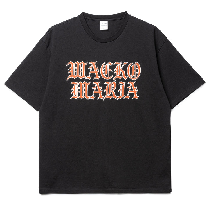 Washed Heavy Weight Crew Neck Type-11 Tee | Black