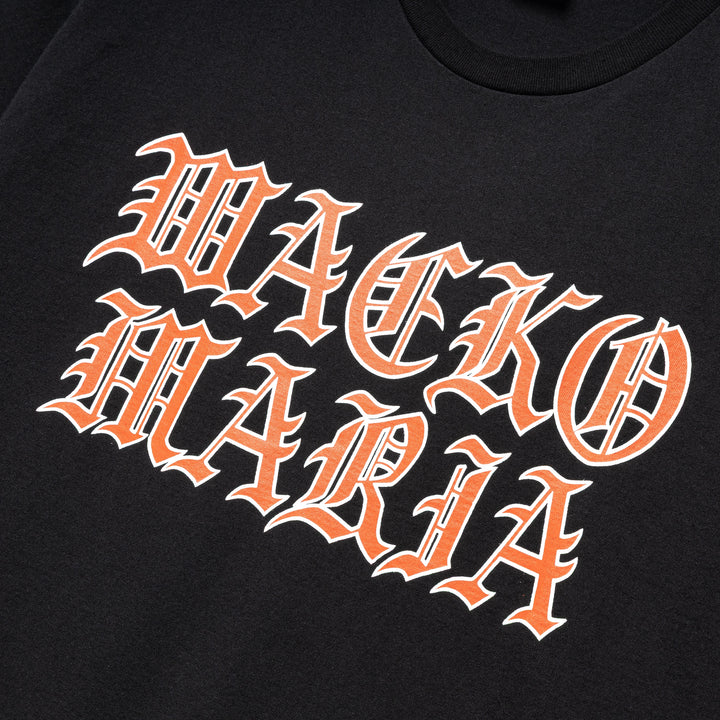 Washed Heavy Weight Crew Neck Type-11 Tee | Black