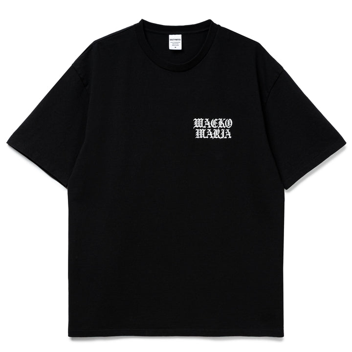 Washed Heavy Weight Crewneck Type-4 Tee | Black