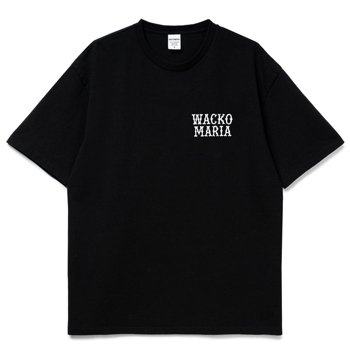 Washed Heavy Weight Crewneck Type-5 Tee | Black