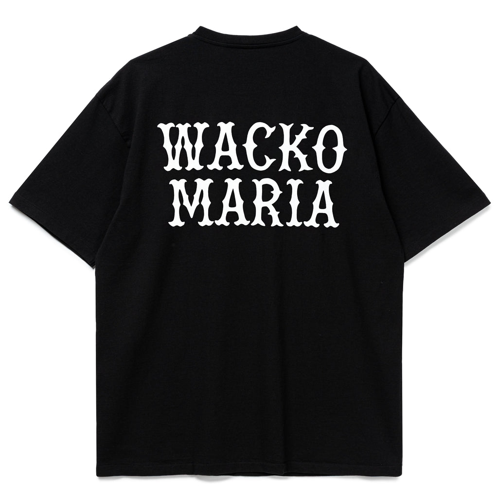 Wacko Maria Washed Heavy Weight Crewneck Type-5 Tee | Black