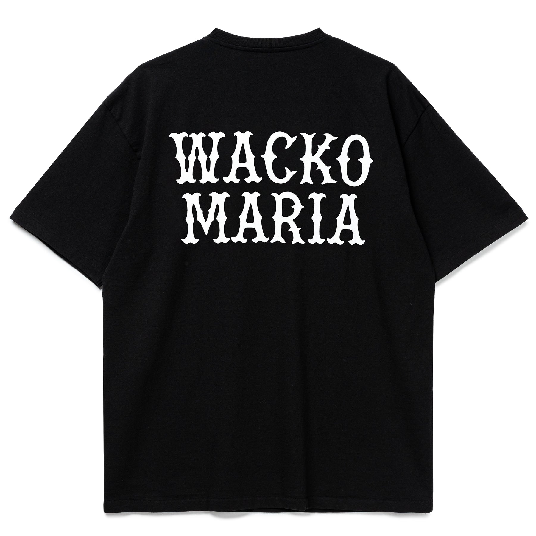 うまるWACKO MARIA HEAVY WEIGHT CREW NECK Wacko Maria Washed Heavy Weight Crewneck Type-5 Tee | Black