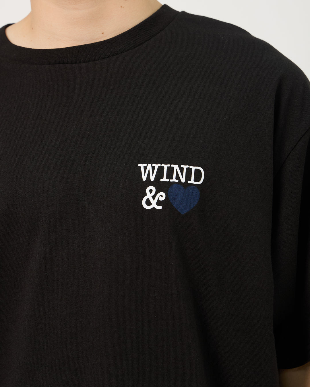 Back Logo Tee (Heart) | Black