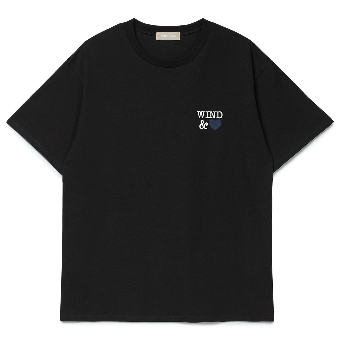 Back Logo Tee (Heart) | Black