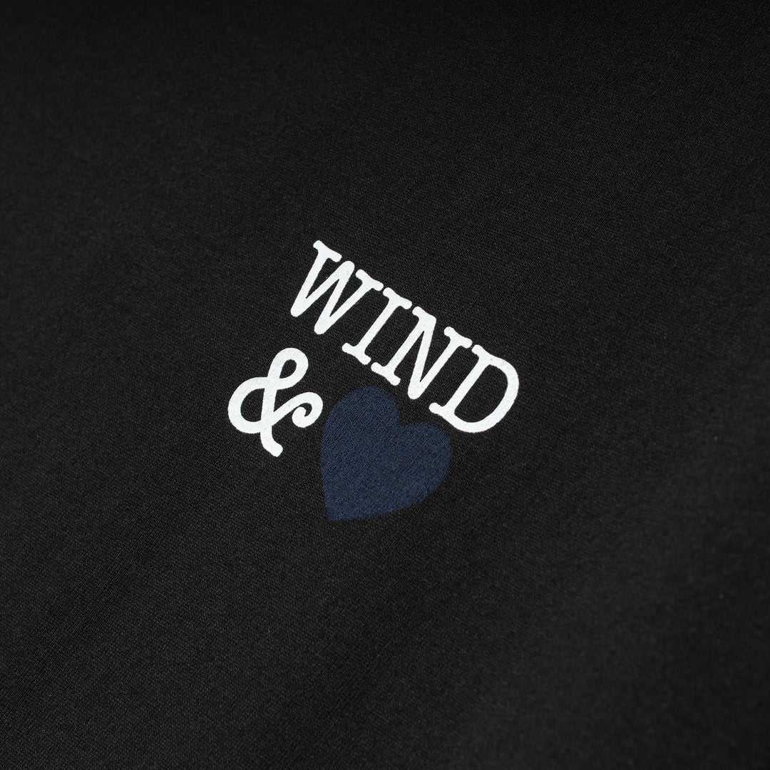 Back Logo Tee (Heart) | Black