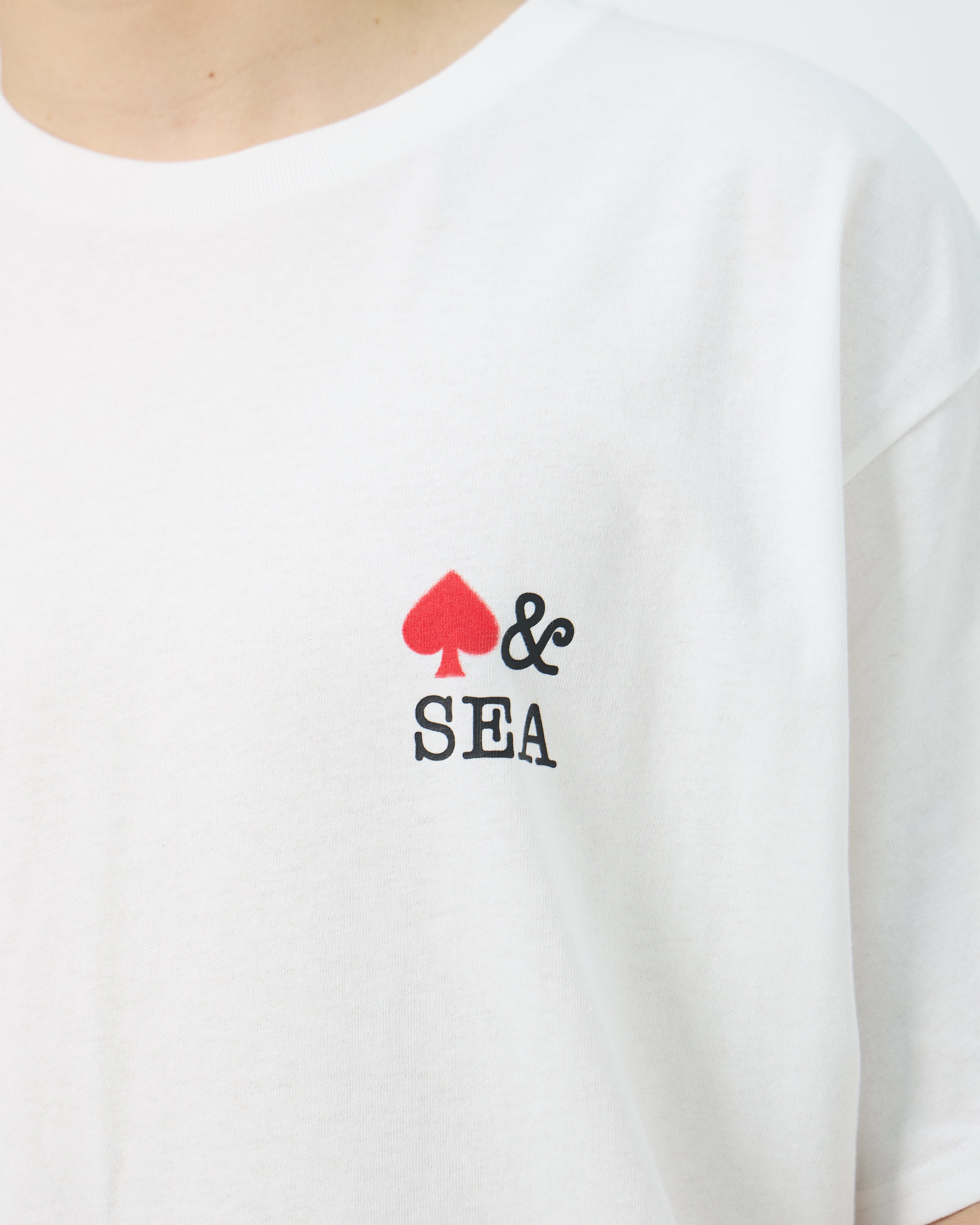 Wind and Sea Back Logo Tee (Spade) | White