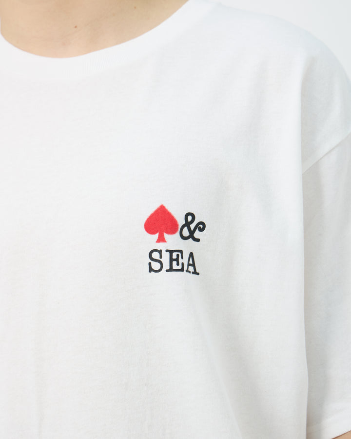 Back Logo Tee (Spade) | White