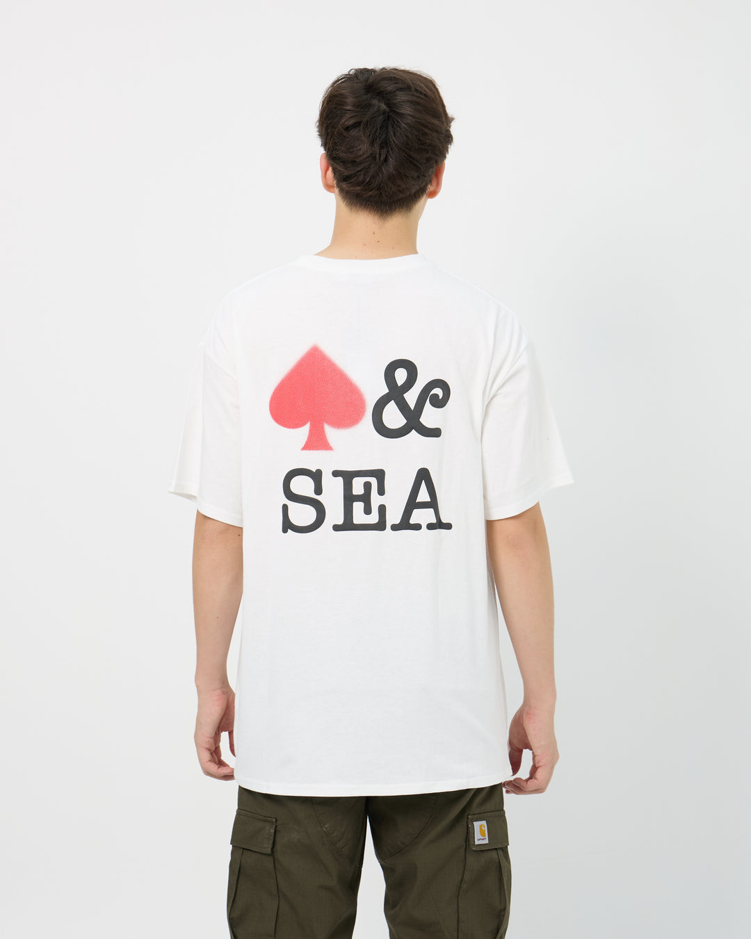 Back Logo Tee (Spade) | White