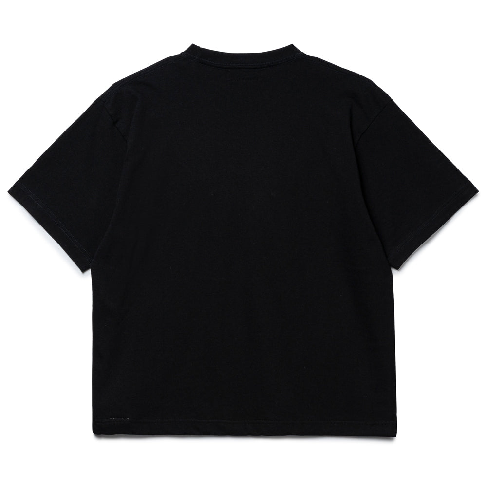 Caligraphy Embroidery Tee | Black