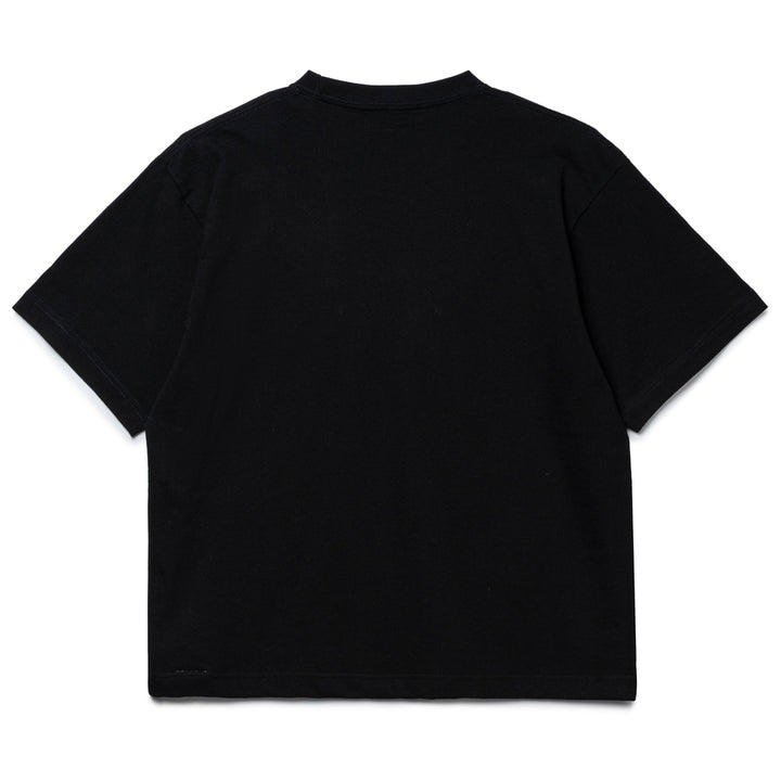 Caligraphy Embroidery Tee | Black