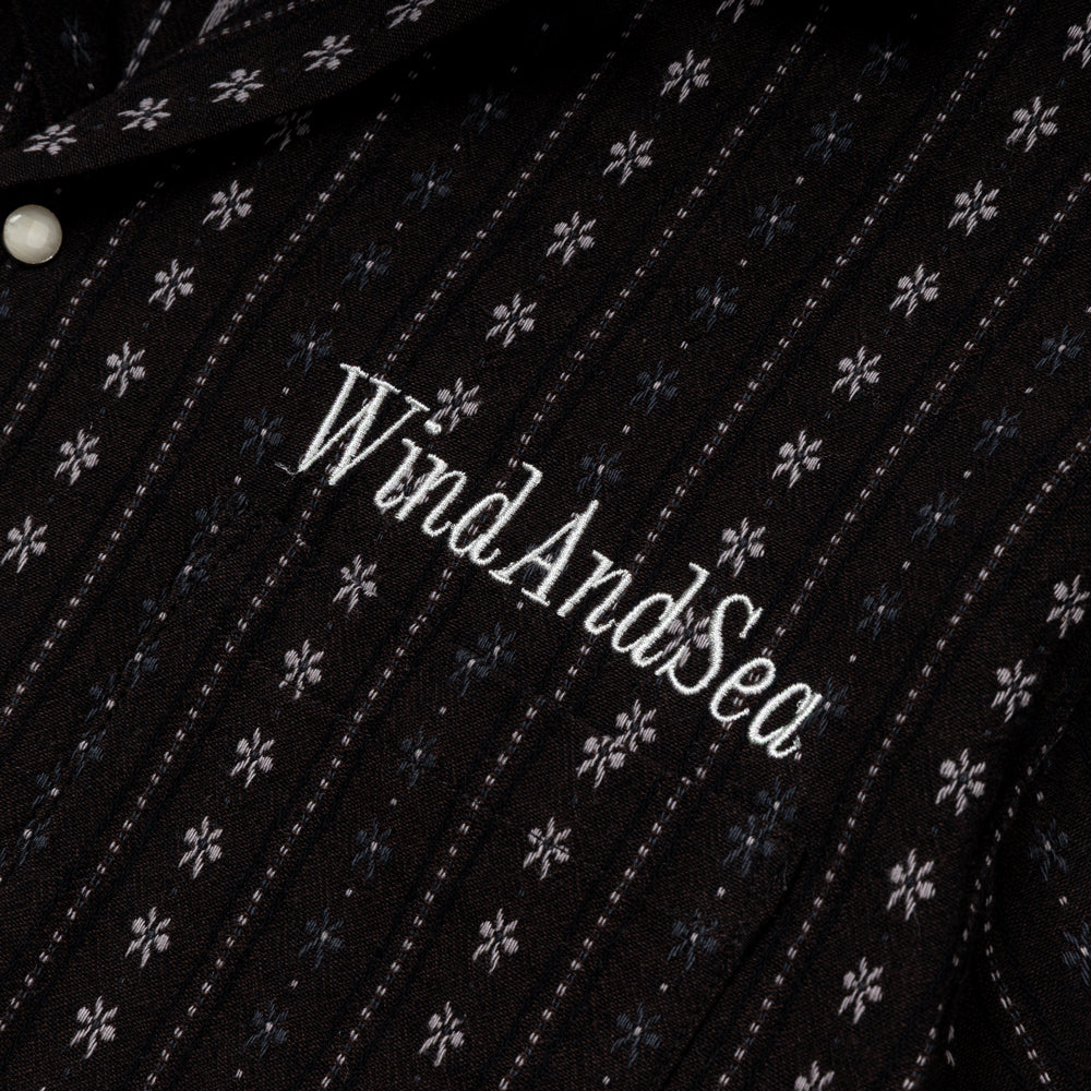 Flower Pattern Shirt | Brown