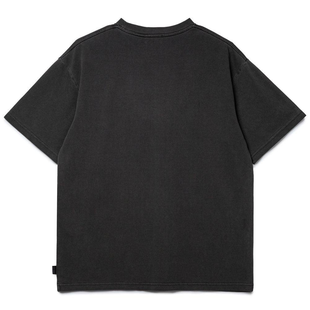 Garment Dyed Kanoko Tee | Black