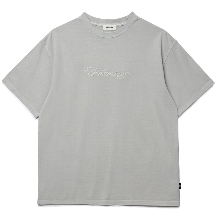 Garment Dyed Kanoko Tee | Grey