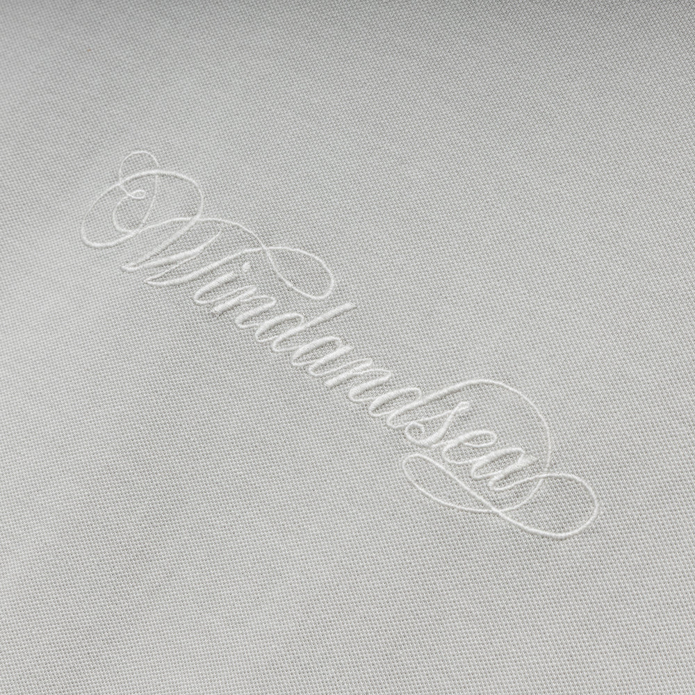 Garment Dyed Kanoko Tee | Grey