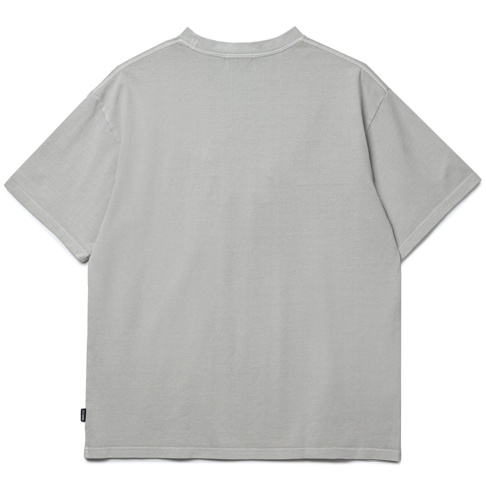Garment Dyed Kanoko Tee | Grey