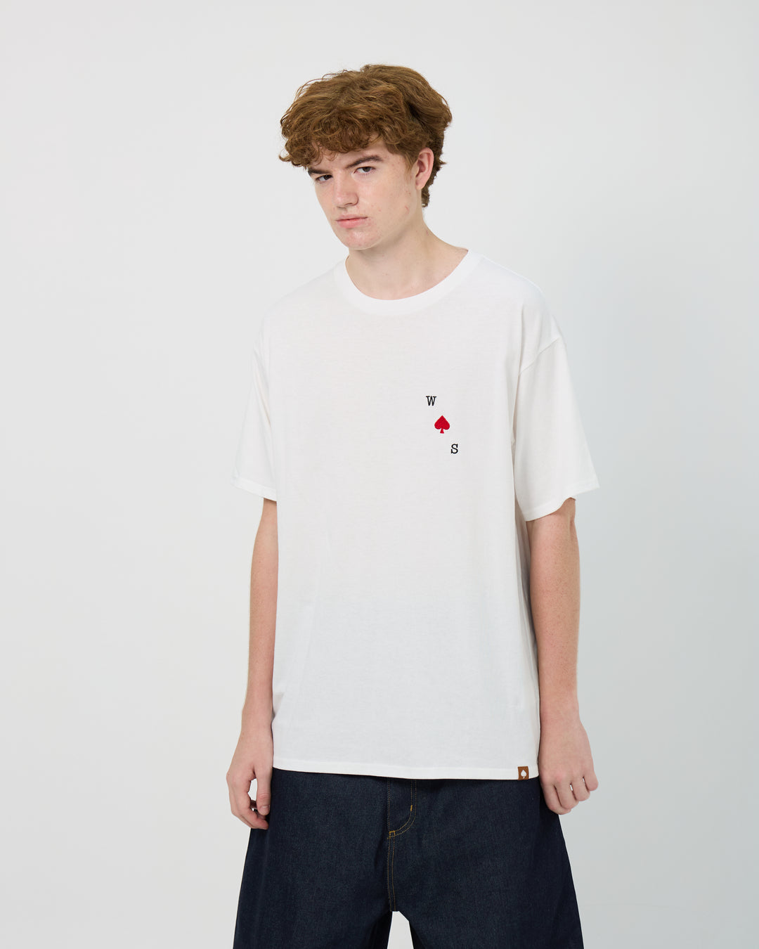 Playing Cards Tee | White