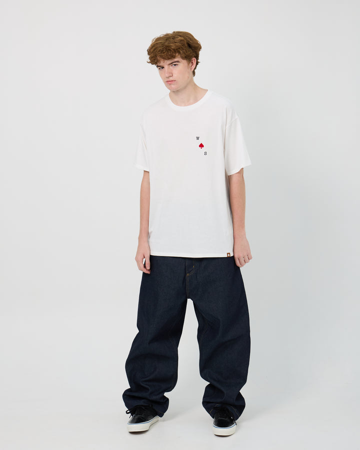 Playing Cards Tee | White