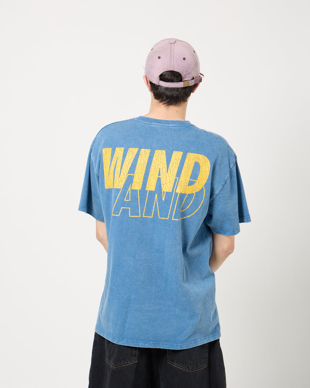 Sea (Crack P-Dye) Tee | Blue