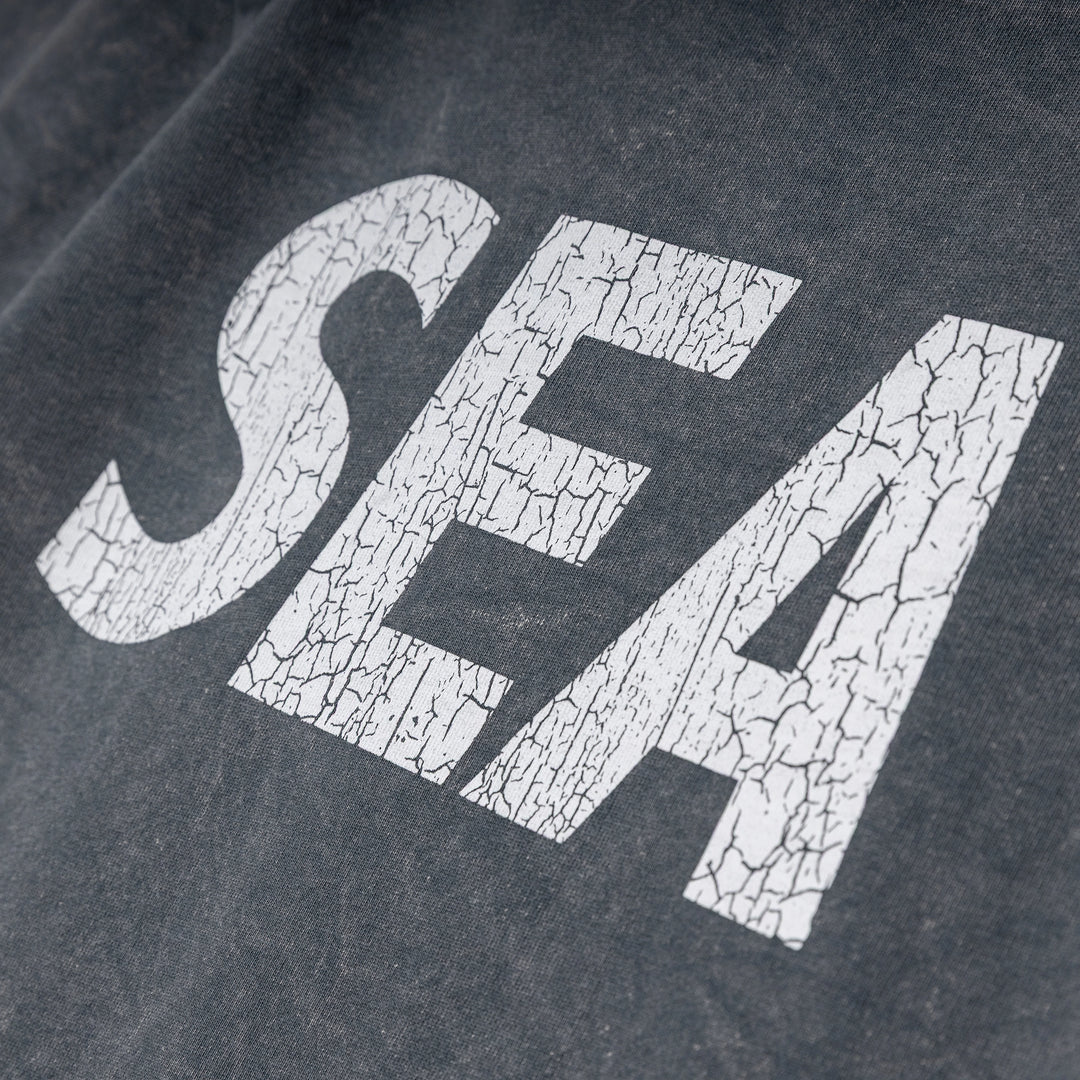 Wind and Sea Sea (Crack P-Dye) Tee | Charcoal Wind and Sea Sea (Crack P-Dye) Tee | Charcoal