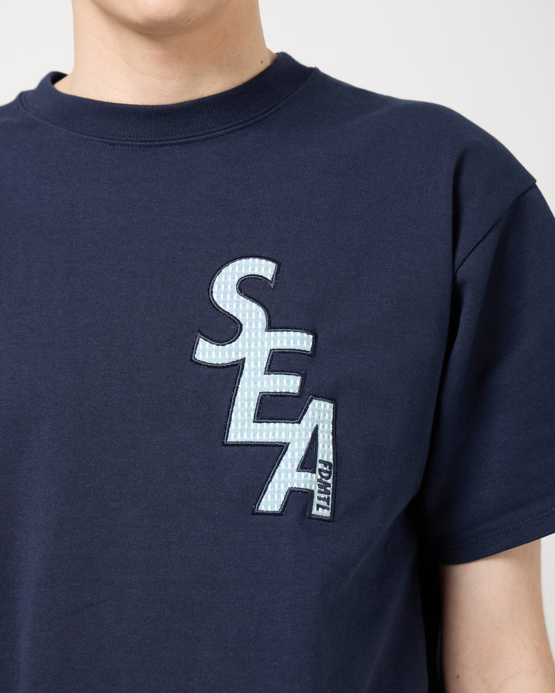 Wind and Sea x FDMTL Patch Tee | Navy
