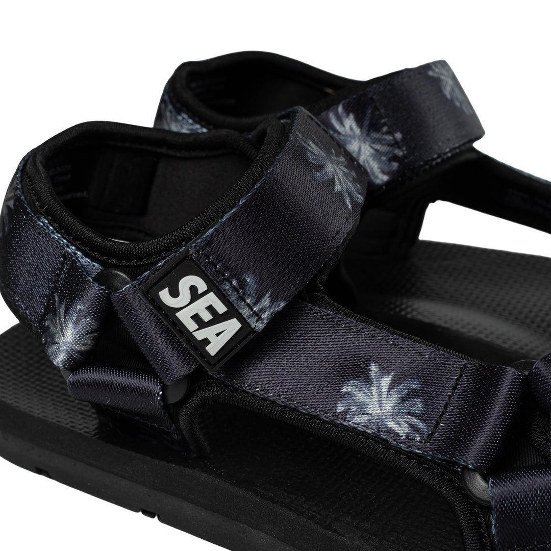 Wind and Sea x Scott Hawaii (Palm Tree) Active Sandal | Black Wind and Sea x Scott Hawaii (Palm Tree) Active Sandal | Black