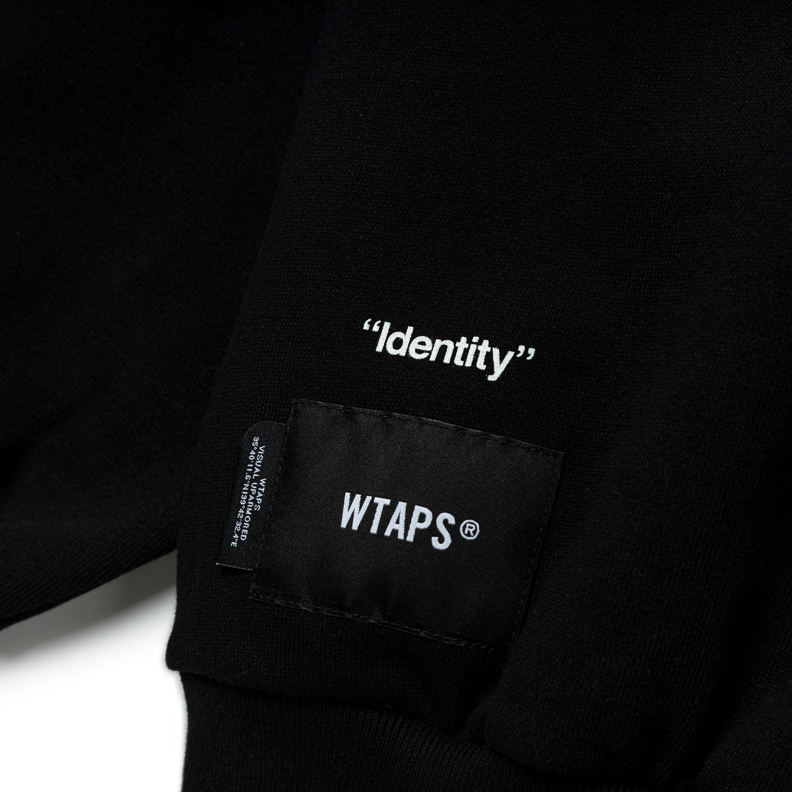 WTAPS IDENTITY / SWEATER / COTTON BLACK メンズ ファッション 【公式 WTAPS IDENTITY / SWEATER / COTTON BLACK メンズ ファッション 【公式