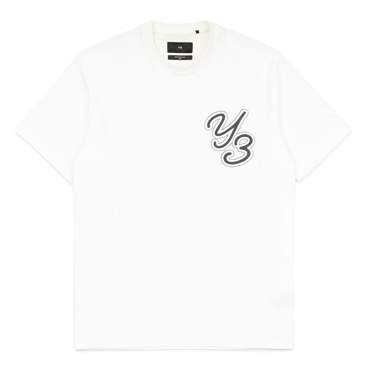 Y-3 Graphic Short Sleeve Tee | White