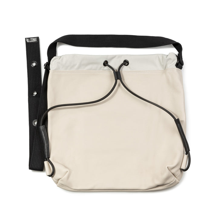 Y-3 Lux Leather Gym Bag | Talc