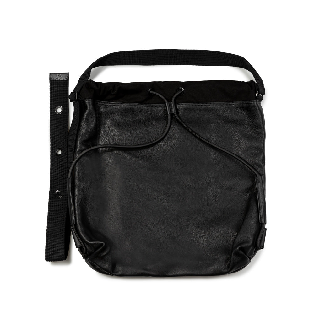 Y-3 Lux Leather Gym Bag | Black
