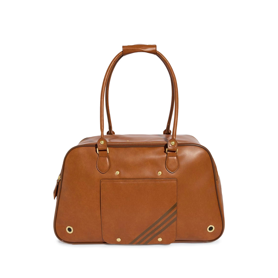 Pet Shoulder Bag Carrier | Brown