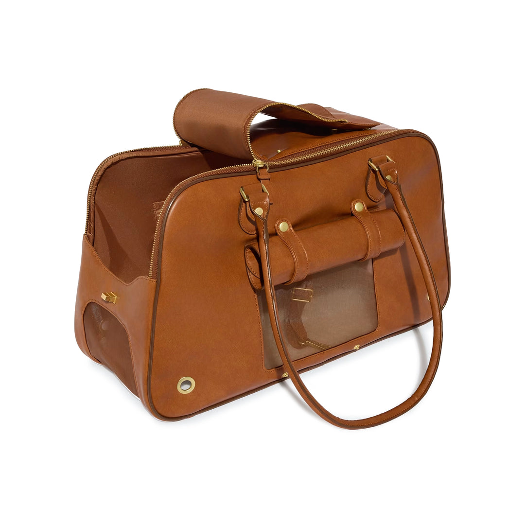 Pet Shoulder Bag Carrier | Brown