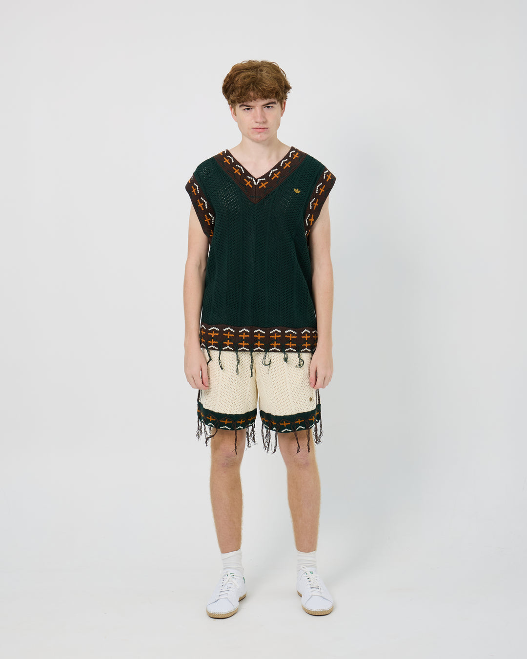 Adidas x CLOT Crochet Vest by Edison Chen | Green Night