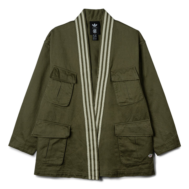 Adidas x CLOT Jacket By Edison Chen | Olive Strata