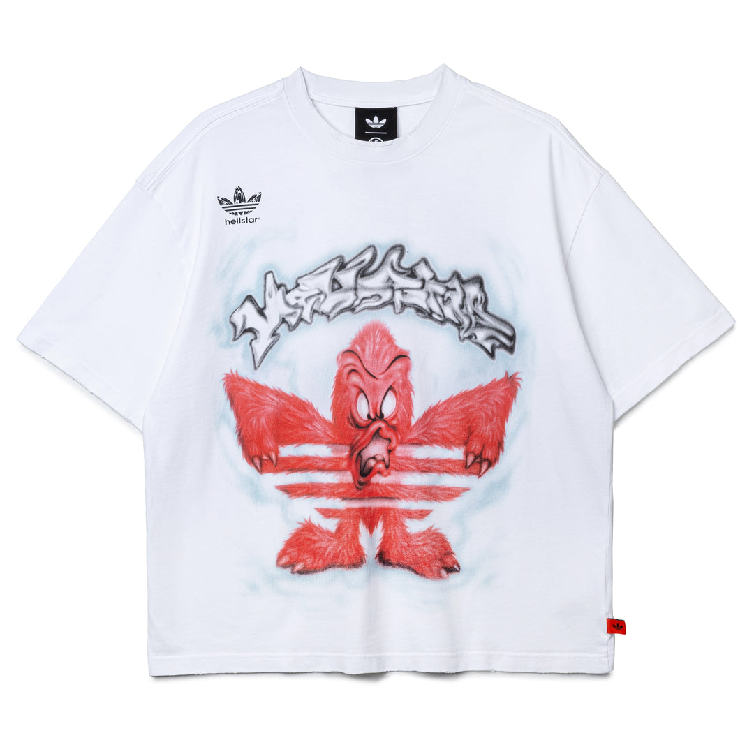 Adidas x Hellstar Graphic Tee | White