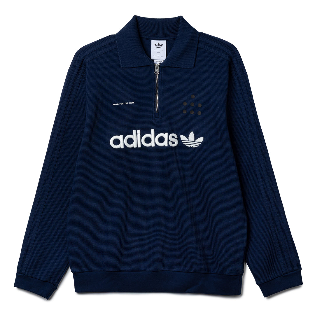 Adidas x Song for the Mute ADI008 Polo L/S Shirt | Night Indigo