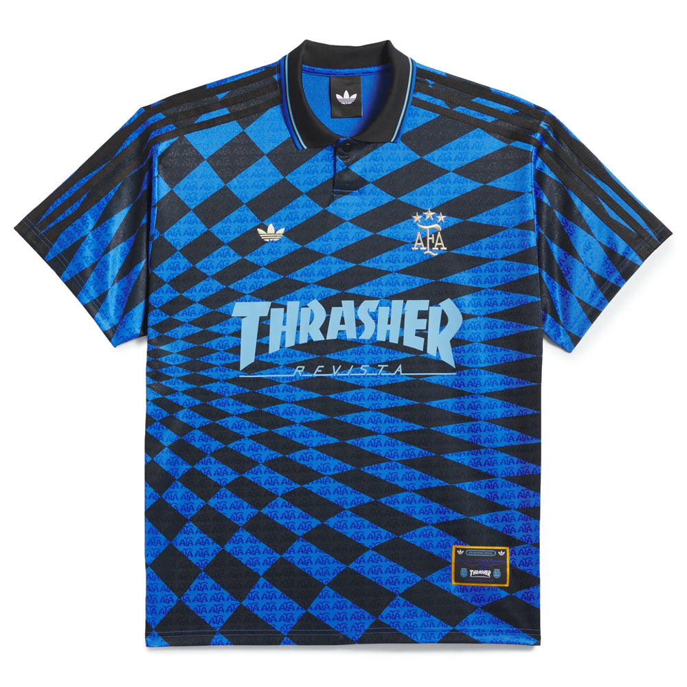 Adidas x Thrasher x Argentina Jersey | Black Blue