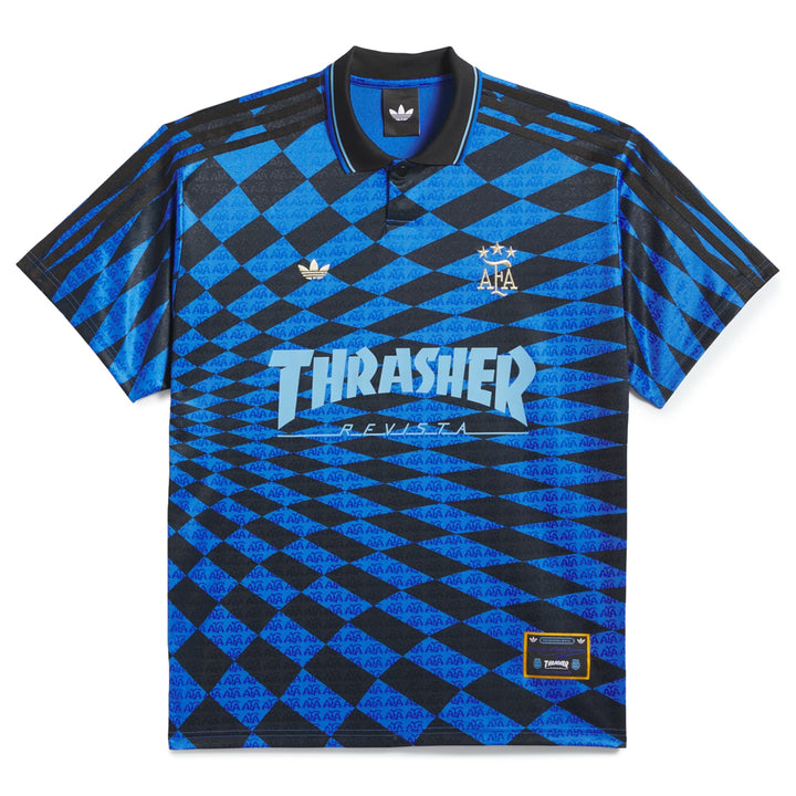 Adidas x Thrasher x Argentina Jersey | Black Blue