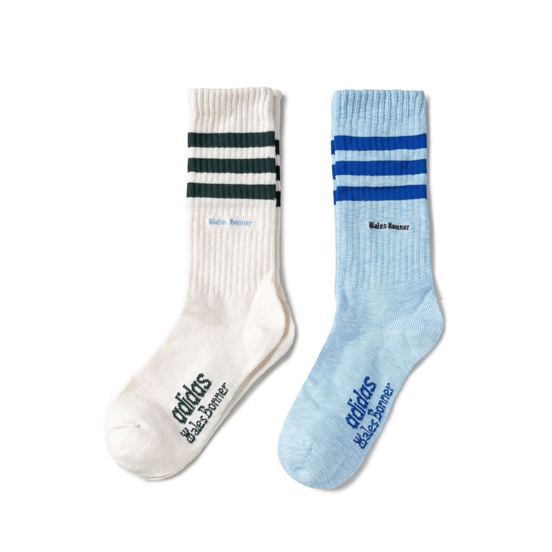 Adidas x Wales Bonner 3-Stripes Socks | Chalk White