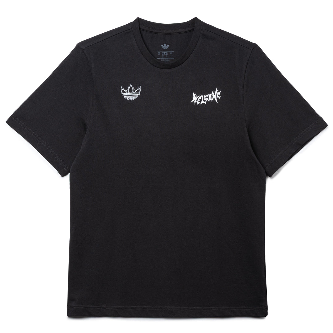 Adidas x Welcome Skateboarding Tee | Black
