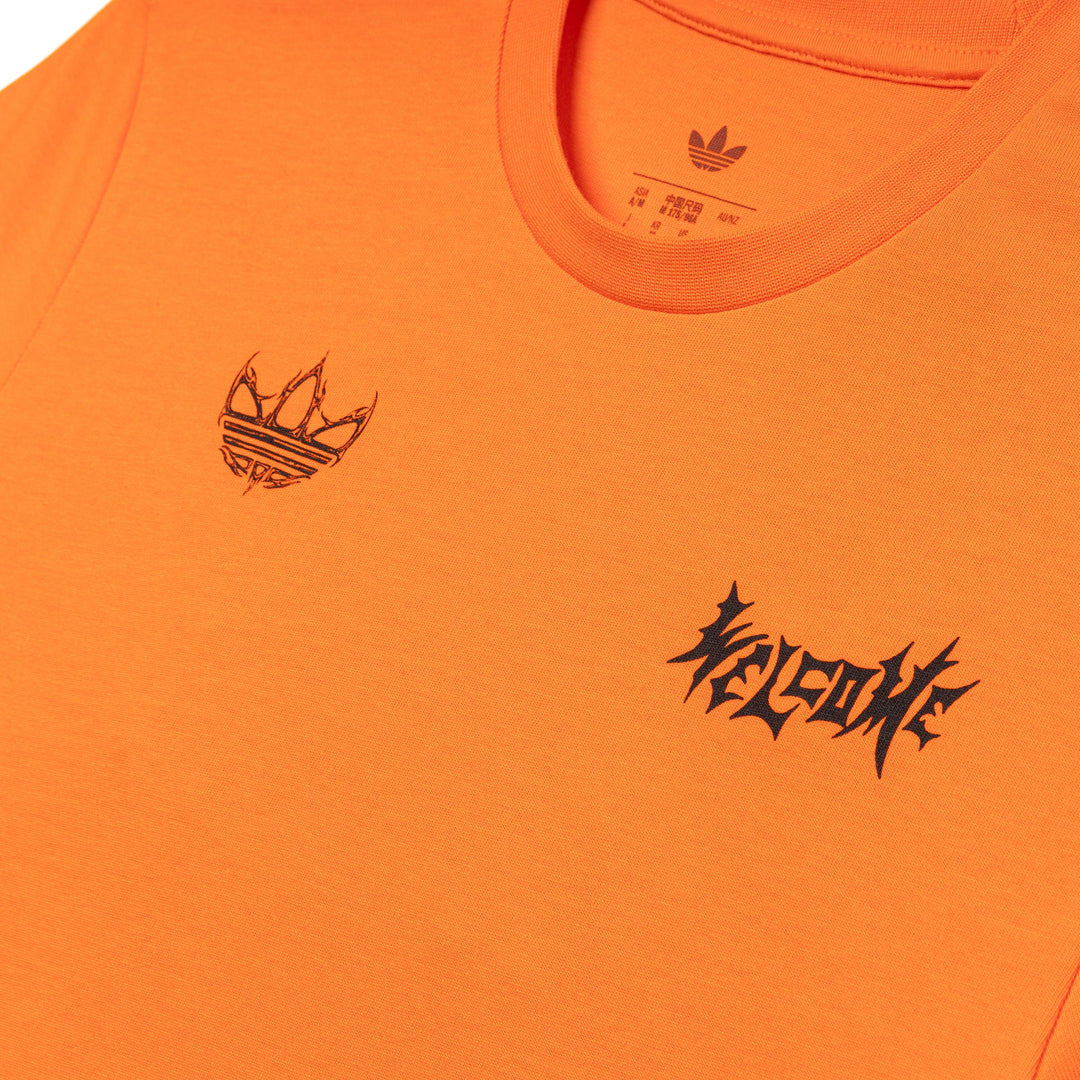 Adidas x Welcome Skateboarding Tee | Orange