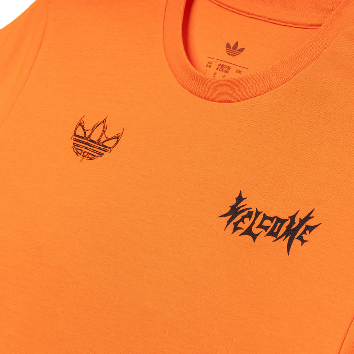Adidas x Welcome Skateboarding Tee | Orange