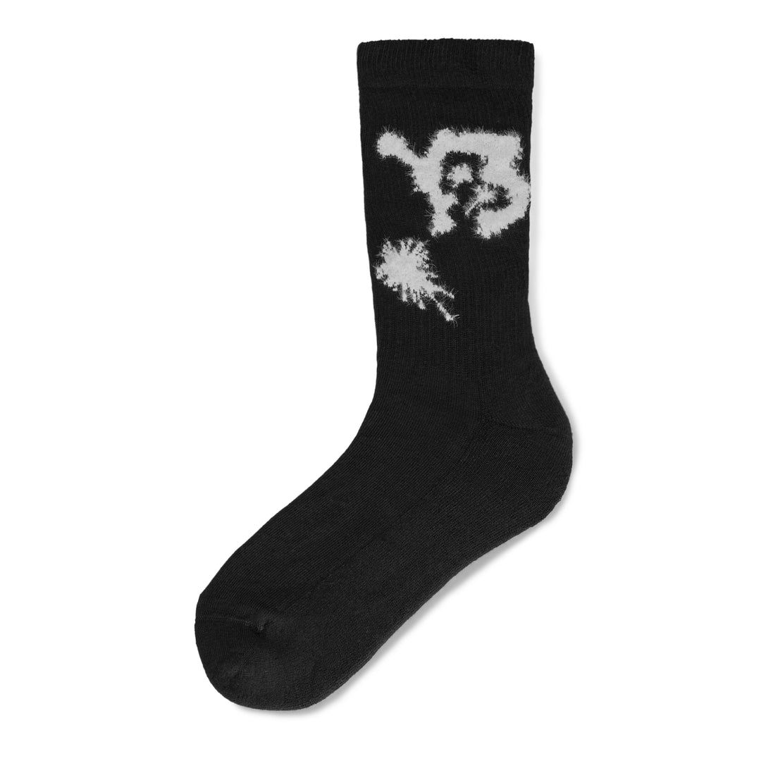Y-3 Chito Graphic Crew Socks | Black