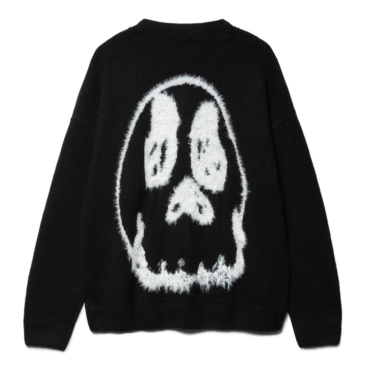 Y-3 Chito Graphic Knitted Cardigan | Black