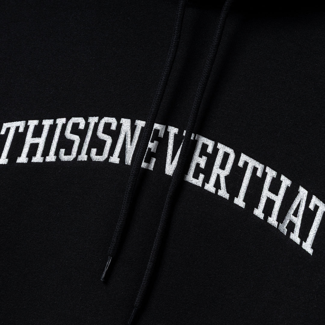 Arch-Logo Hoodie | Black