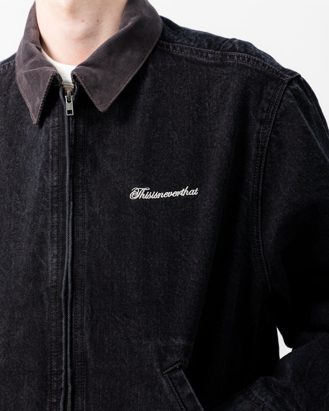 Denim Work Jacket | Black