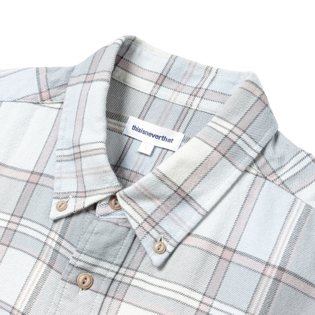 Flannel Check L/S Shirt | Grey