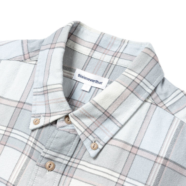 Flannel Check L/S Shirt | Grey