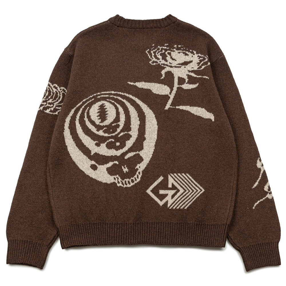 GD Iconography Knit Sweater | Brown