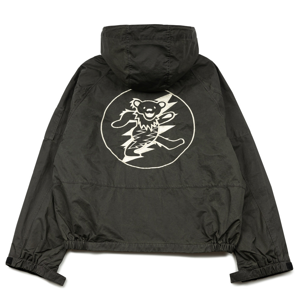 GD Lightning Bear Wind Jacket | Off Black