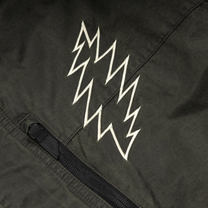 GD Lightning Bear Wind Jacket | Off Black